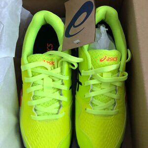 Asics Kids Gel-Resolution 9 GS Sneakers Safety Yellow/Black Size US 3.5 New.